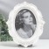 Polystone photo frame 10x14.5 cm "openwork accents" white 16.5x21.5 cm