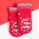 New Year's children's socks I am “penguin”, red color, 10-12 cm