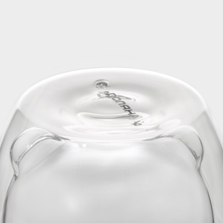 A glass glass on a wooden stand “Up the bottom”, 250 ml, 9 × 9 cm-6