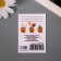 A set of postcards with seeds "grow itself" "Happiness" 5*7cm 3 pcs