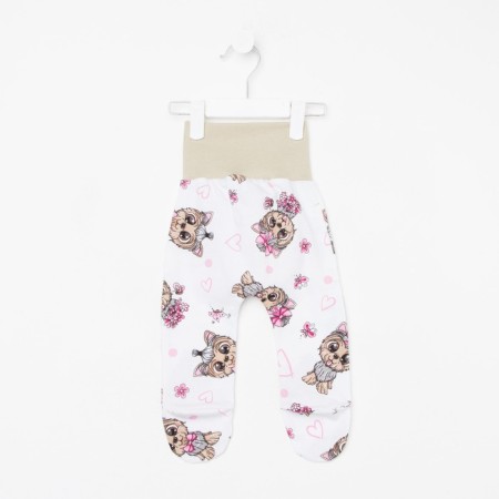 Children's sliders, white color/dog, height 68 cm-1