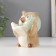 Souvenir ceramics "Little Eagle owl with the book" 7x7x9 cm