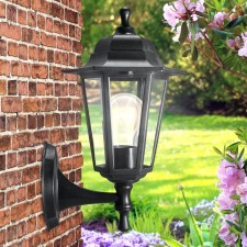 Lamp Garden era E27, IP44, 60W, 190x225x340 mm, black