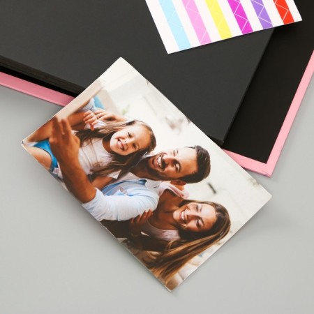 Photo album 25 sheets (corners+rings) "Dandelions on Pink" 27x19 cm-4