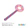 Inflatable toy "Donuts" d = 30 cm, h = 80 sm, mix color