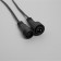 Girlyand "Clip-Light" 5 threads of 20 m, IP44, UMS, dark thread, 665 LED, red glow, 24 V