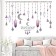 Sticker Plastic Interior color "Crystals and fringe" 60x90 cm