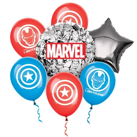 A set of balloon "Marvel", Avengers-1