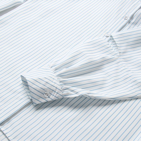 Women's blouse in strip minku: Casual Collection Color White, Rr. 52-7