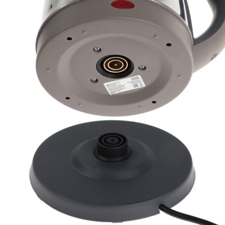 Electric kettle Homestar HS-1028, metal, 1.8 l, 1500 watts, beige-silver-6