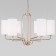 Suspended chandelier with lampshades Purezza, 40W, E14, 76.5x76.5 cm