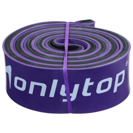Espander Multifunctional ONLYTOP, 208x4.4x0.45 cm, 17-54 kg, purple color/black-1