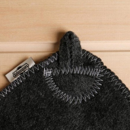 Set of bath "Male" portfolio 5 items, gray, with embroidery-5