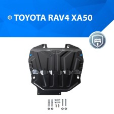 Защита картера и КПП RIVAL, Toyota Rav4 2019-н.в., Lexus NX 250 2021-н.в., с крепежом, 111.9534.1