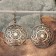 Solstice amulet earrings, brass