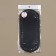Donce for a bag, with legs, oval, 22 × 10 cm, black/silver color