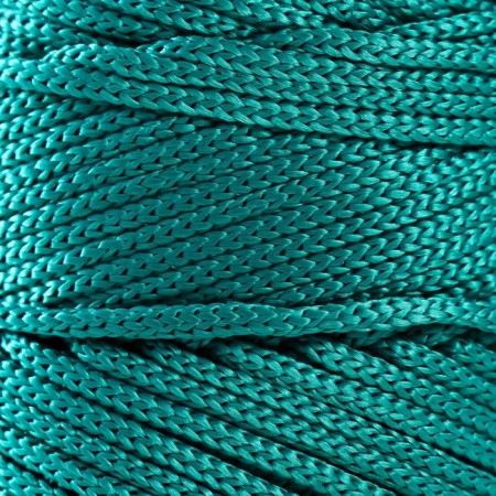 Yarn "Macrame XL" 100% polyester 130m/250g (158 emerald)-2