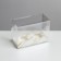 Capcake box, confectionery packaging, 2 cells, “marble”, 16 x 8 x 11.5 cm