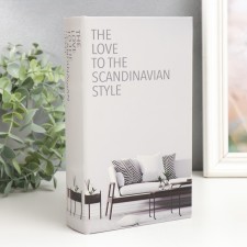 Safe Brove Del to the Scandinavian Style Blows 21x13x5 cm