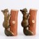 Miniature Puppet "Squirrel on a tree", set 2 pcs., Size 1 pc. - 2.5 × 5 × 2.5 cm