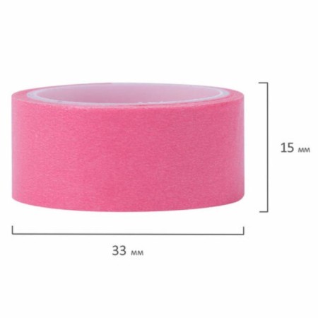 Adhesive Washi d/decor "pastel" 7 warm colors, 15 mm x 3 m (set 7 pc) rice paper-4
