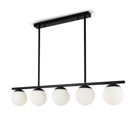 Suspended lamp Freya Fr5199PL-05B Zing, 900x130x750 mm, E27, 5x60W, black color black