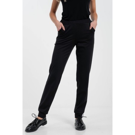 Female trousers, size 42, black color-5