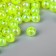 Beads for creativity plastic "Yellow mother of pearl" set 20 g d = 0.4 cm