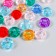 Beads for creativity Plastic "Crystal ring with faces" Isk. color. 20 g 0.8x1.4x1.4 cm 78115