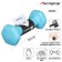 Vinyl dumbbells onlytop, 0.5 kg, blue color