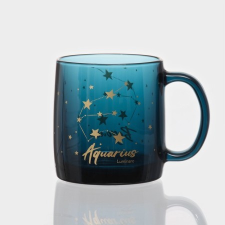 Glass Glass "Nordic Zodiac", 380 ml, color London Topaz, mix-1