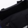 Road bag, 3 parts on lightning, external pocket, long belt, black/blue color