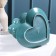 Ceramic 3-tier ceramic dish "Hearts", 12 × 11/19 × 18/26 × 25 cm, green color