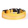 Collar with backlight size S, Osh 35-43 x 2.5 cm, 3 glow modes yellow