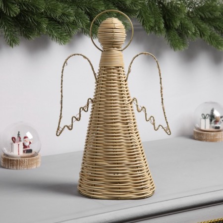 Figure Light "Angel Weaved", 32x16x9 cm, 20 LED, AAX2 batteries (not in the kit), glow warm white-1