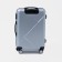 Middle suitcase 24 ", code castle, silver color