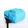 School backpack on lightning, 4 pockets, blue color