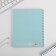 A notebook in a cage, 96 sheets A5 on a spiral, “September 1: Love Mint”, cover coated cardboard 215 gr., 80 gr., White is 96%