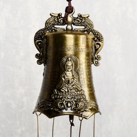 Music Wind Metal "Buddha" 8 bells 60 cm-3