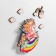Watching clock, series: Children's "Princess", discrete move, 23.5 x 24 cm