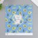Scrapbooking paper "Avocado" density 180 grams set 10 pcs 15.5x17 cm