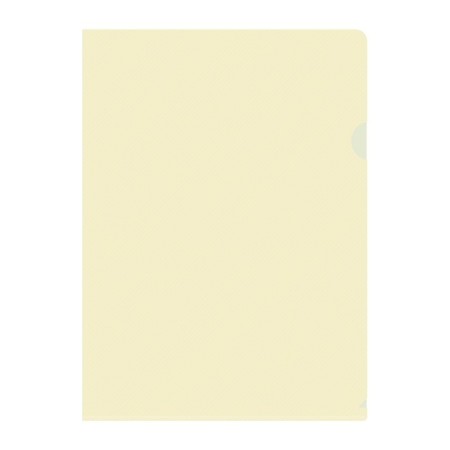 A4 180MKM corner folder, calligrata deluxe, milk, opaque, with embossing
