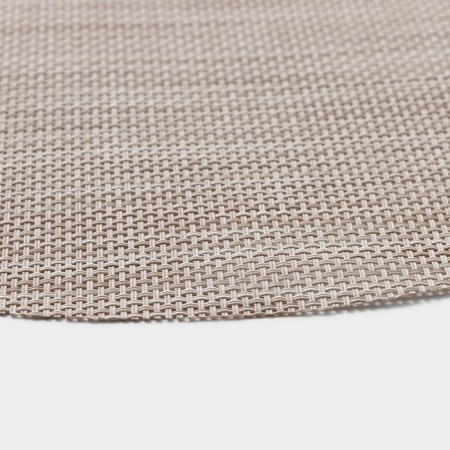 Serving napkin on the table “DI”, D = 38 cm, beige color-2