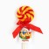 Lolling disk in a package on a stick "hare" taste orange 15 g