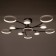 Causteen with PDU 2299/11WT LED 216W 3000-6000k white 97x97x18 cm Bayerlux