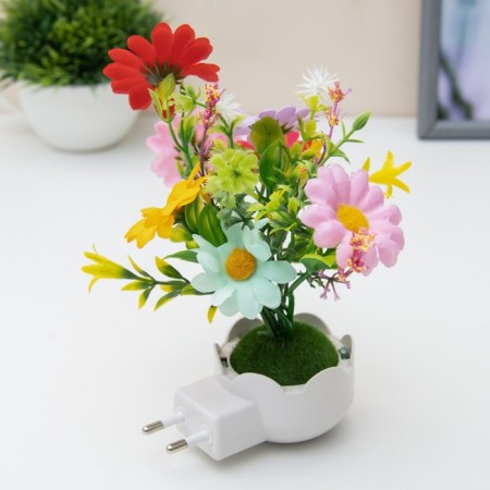 Nightlight "Flowers" LED RGB 5x8x12 cm Risalux-4