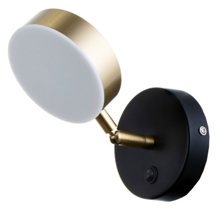 Bra "Amadis" LED 5W black and gold 10x10 cm