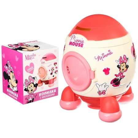 Micoline missile with a set of stickers, 22.5 cm x 18.5 cm x 17.5 cm "Mouse", Minnie Mouse-3