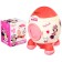 Micoline missile with a set of stickers, 22.5 cm x 18.5 cm x 17.5 cm "Mouse", Minnie Mouse