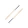 Dowel-gvo "bison expert", nylon, cylindrical cuff, 6x40 mm, 125 pcs